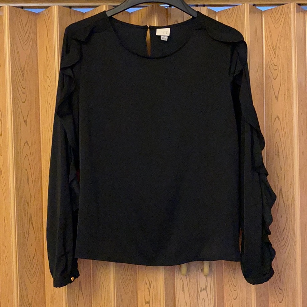 A new day - black dress top